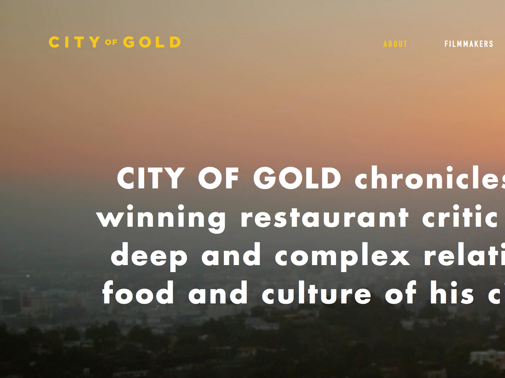 City of Gold