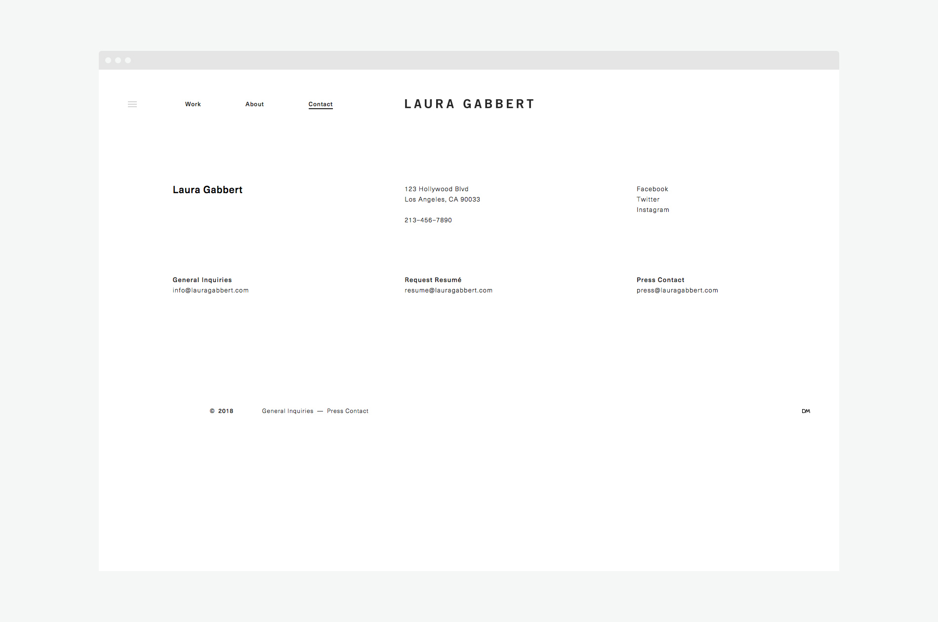 Laura Gabbert Portfolio